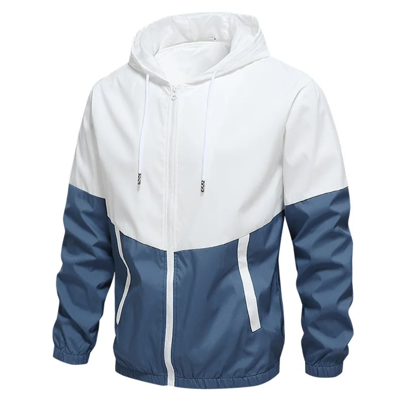 2026 New Men's Tracksuit Clothing Set Zipper Hoodie Sweatpants 2 Piece Hooded Long Sleeve Sportswear Sweatshirt Suits