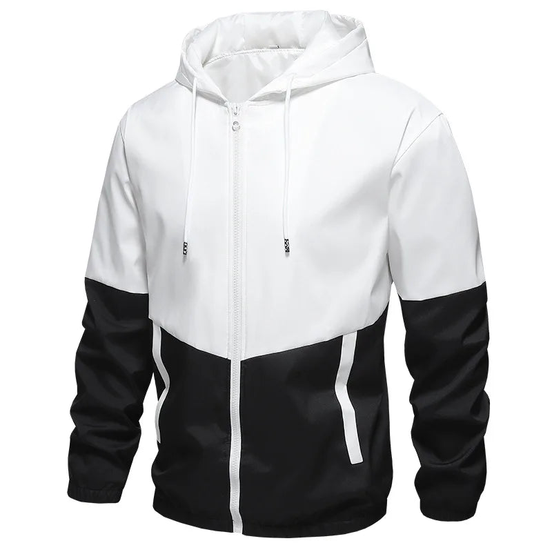2026 New Men's Tracksuit Clothing Set Zipper Hoodie Sweatpants 2 Piece Hooded Long Sleeve Sportswear Sweatshirt Suits