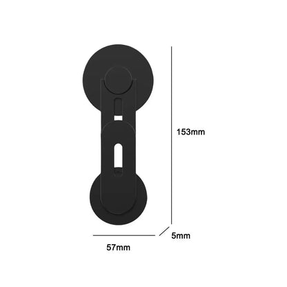 Invisible Magnetic Laptop Phone Holder Computer Monitor Side Cell Phone Slim& Foldable For IPhone16-12 Series Case And All Phone
