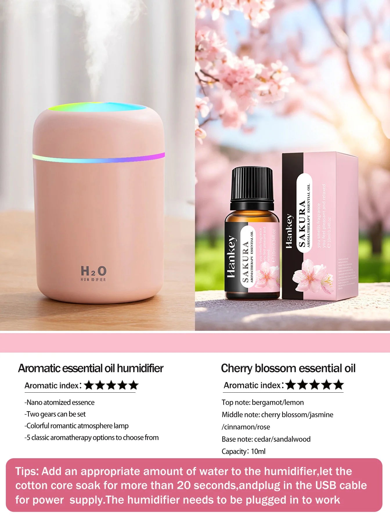 Diffusor de aromas de 300ml